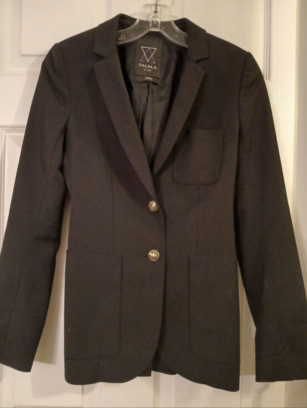 Aritzia Talula Exeter Tailored Blazer Black - Size 0